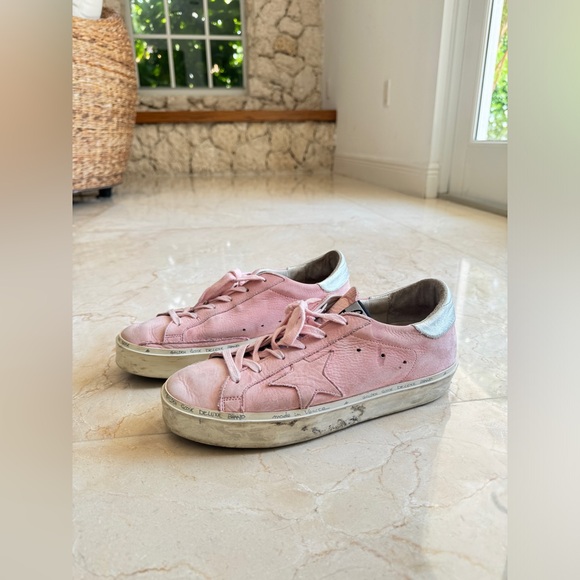 Pink Golden Goose Sneaker Hi Star Platform - Picture 7 of 11